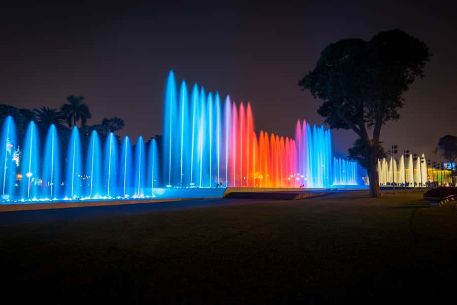 Lima: Magic Water Circuit Light Show Tour with Pickup - Why Lima’s water park makes a good evening outing