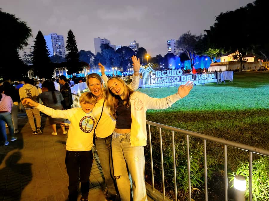 Lima: Magic Water Circuit Light Show Tour with Pickup - Pickup from Miraflores, Barranco, or San Isidro