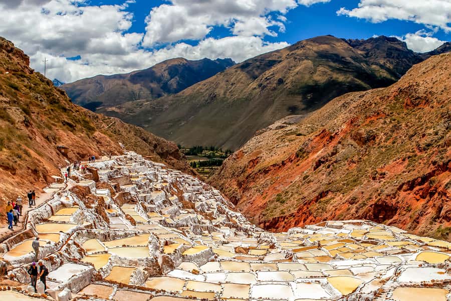 Maras Moray Sacred Valley Tour from Cusco - At Maras, salt is made by sun and water