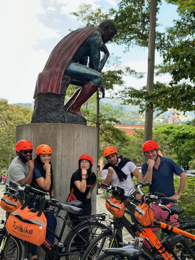 Medellín: History & Local Life Essentials Tour on an E-Bike - Plaza Botero, Parque de las Luces, and the city center