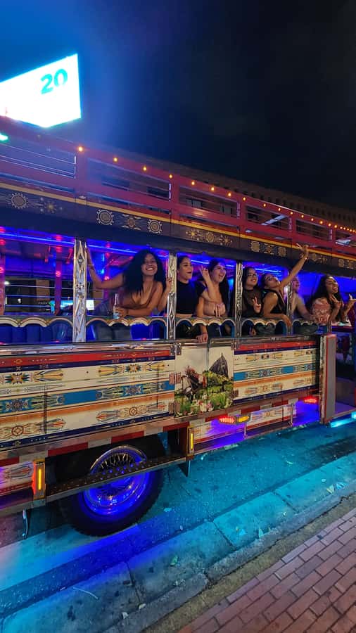 Medellin: Party Bus with DJ & Street Food Tastings - Who will get the most from the $36 price