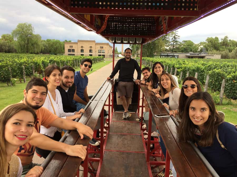 Mendoza: Winebike Tasting Tour with Optional Lunch - Carinae: a strong first stop at 10 am