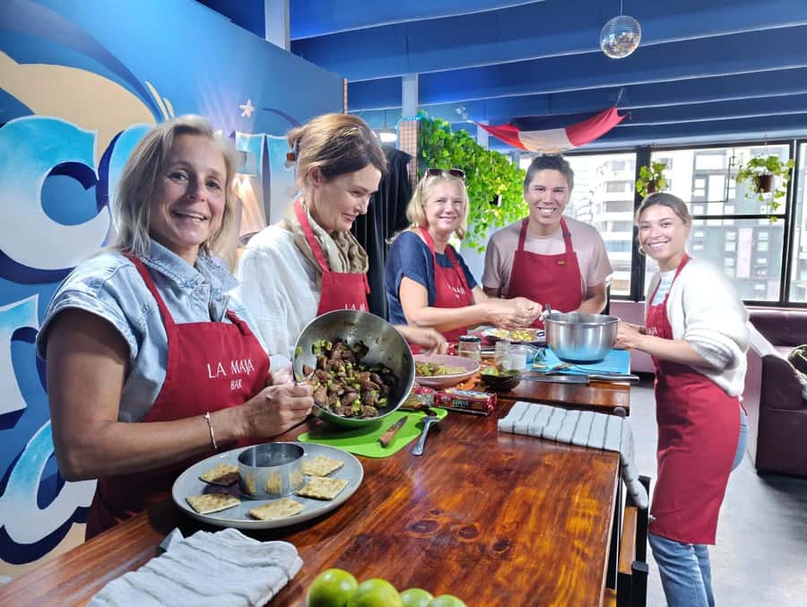 Miraflores: Amazing Peruvian Cooking Class Ceviche Seafood and Pisco Sour - Ten pisco macerates, from tasting to cocktail