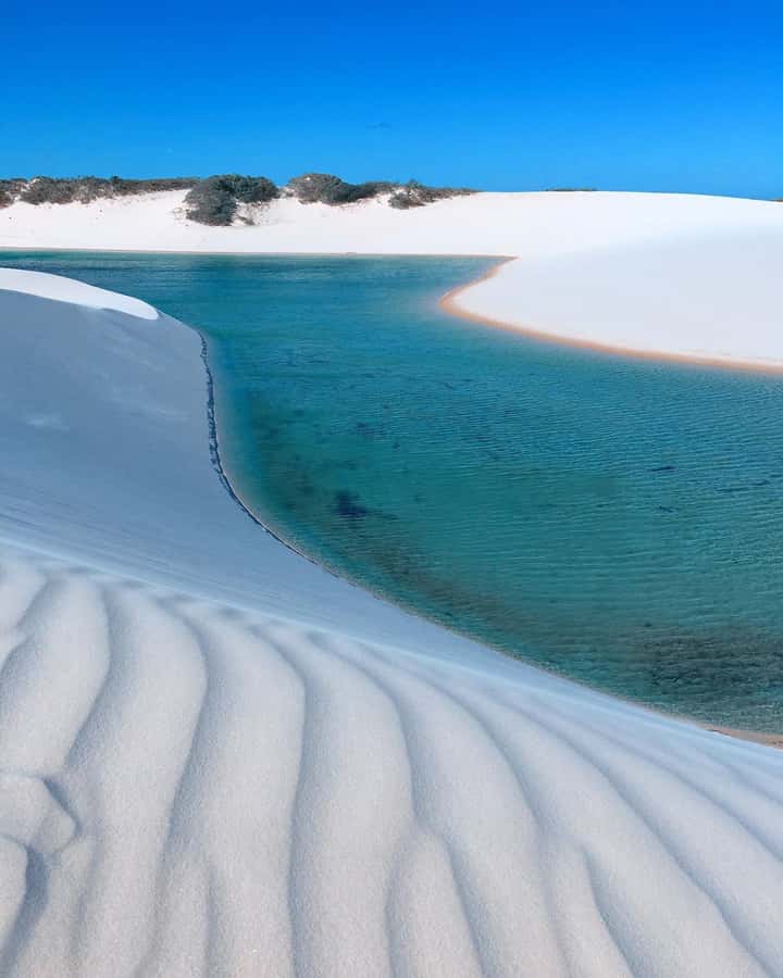 Morning tour at Lençóis Maranhenses (Lagoa Azul) - From Barreirinhas to the white dunes