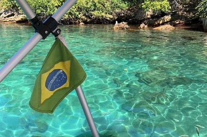 Private VIP Paradise Ilha Grande Speed Boat and Transfer from Rio - Blue Lagoon: the main swimming stop