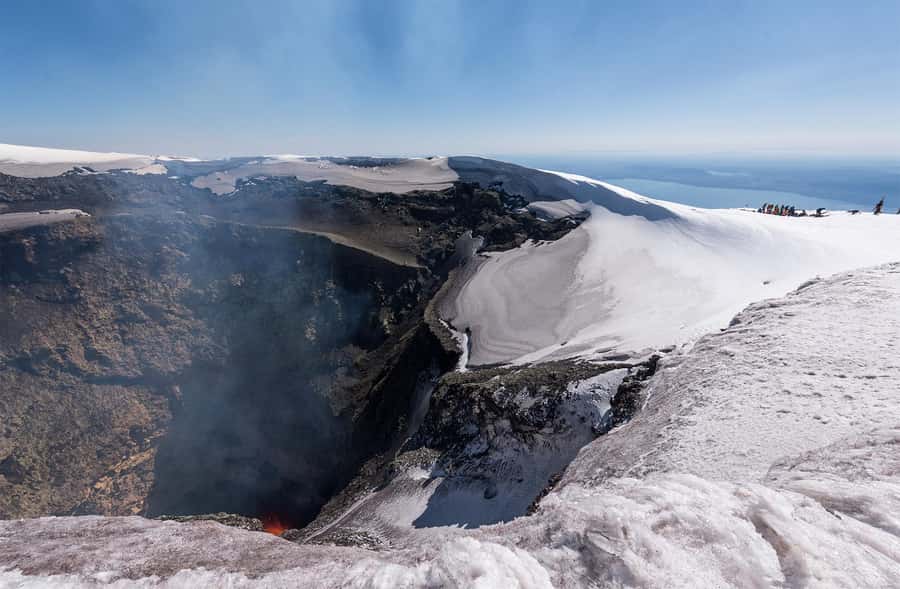 Pucón: Villarrica Volcano Climb - The lower trail: a steady start at 1,200 meters