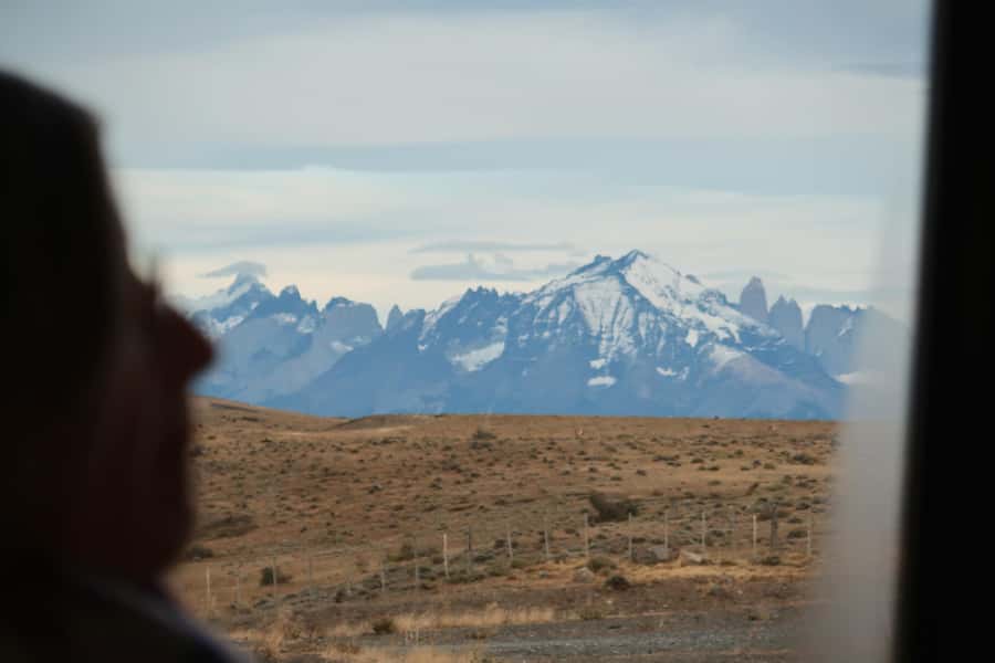 Puerto Natales: Full Day Torres del Paine + Milodon Cave - Wildlife watching from the minibus