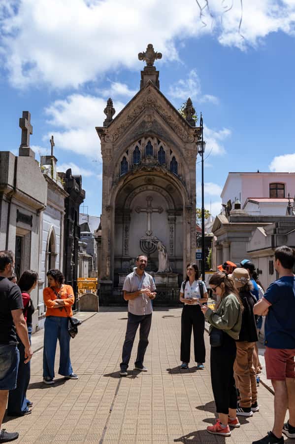 Recoleta Cemetery - Small Group Tour of History & Secrets - The family feuds carved into marble