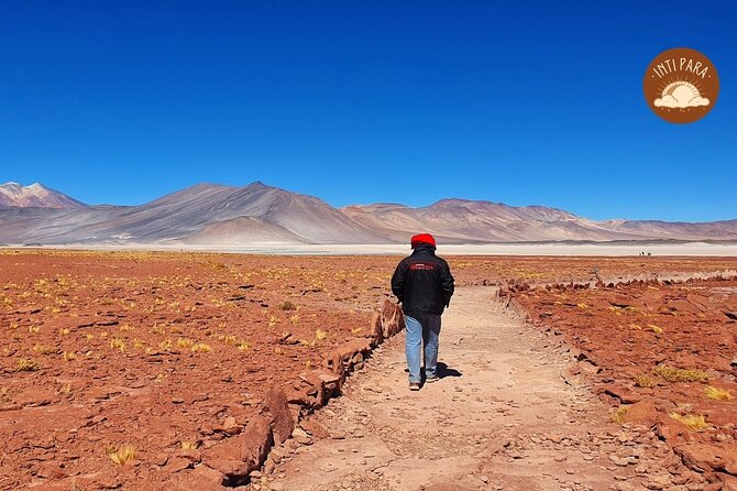 Red Stones and Altiplanic Lagoons - Red Stones gives the day its boldest color