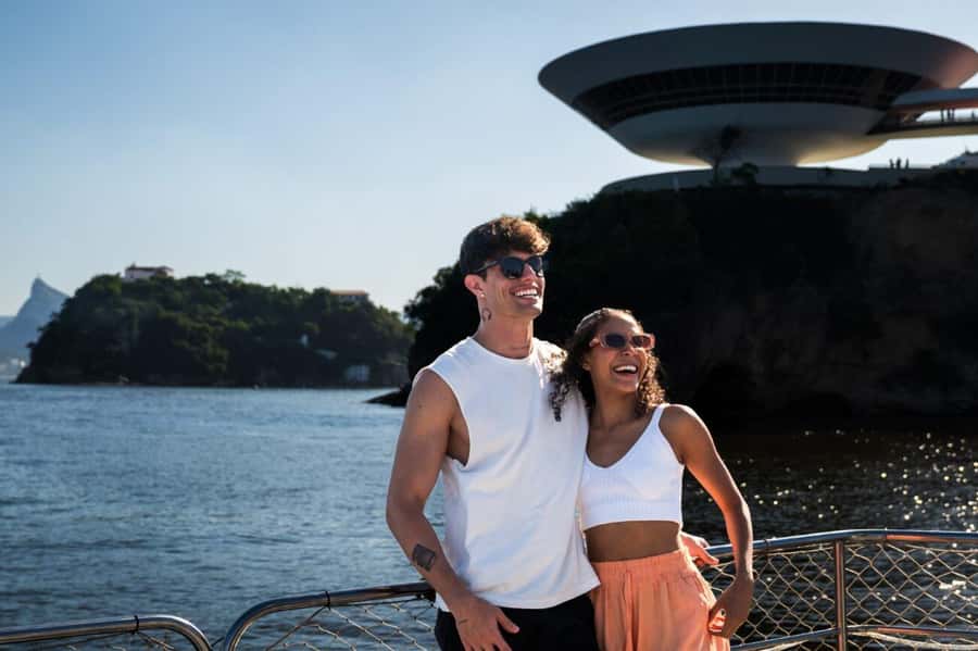 Rio: Boat Tour of Guanabara Bay - What the catamaran is like on board