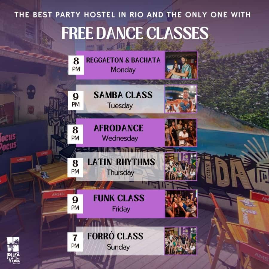 Rio: Caipirinha Workshop and Samba Class - Learning samba in a small room