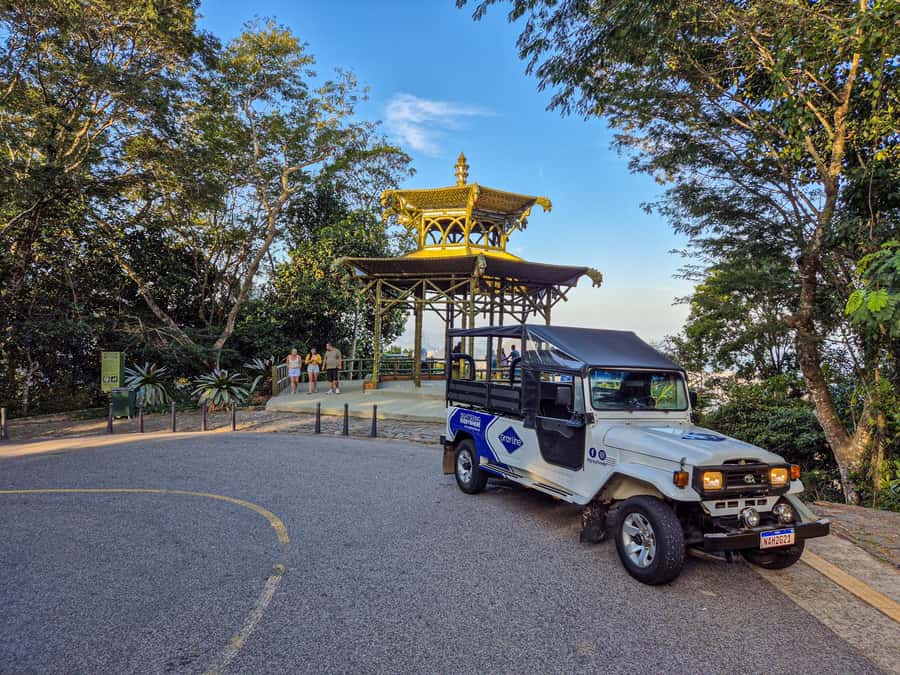 Rio de Janeiro: Guided Jeep Tour through Tijuca Rainforest - Vista Chinesa brings the big Rio view