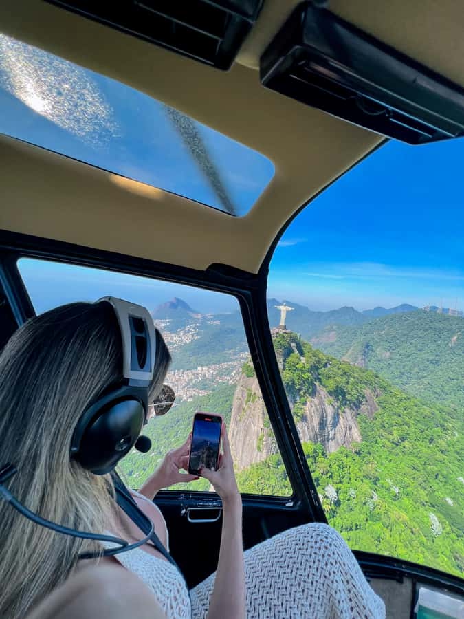 Rio de Janeiro: Helicopter Flight Christ the Redeemer 30 min - Starting in Recreio and heading east