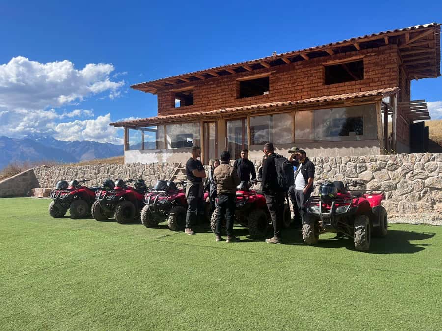 Sacred Valley: Maras & Moray ATV Tour from Cusco - The Maras salt mines by van