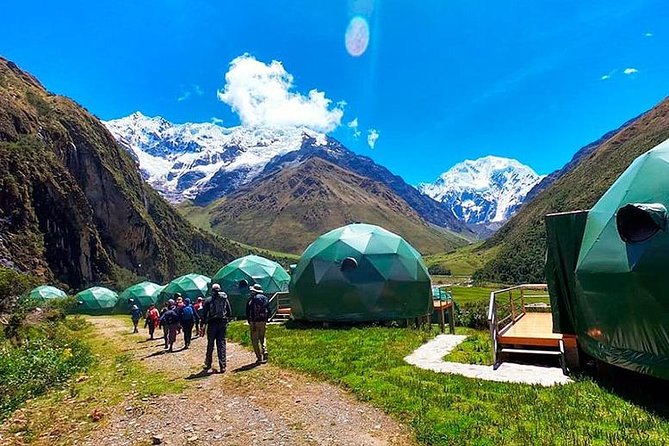 Salkantay Trek 4 Days to Machu Picchu by Glamping Sky Lodge Dome - Day three: streams, waterfalls, and the upper jungle