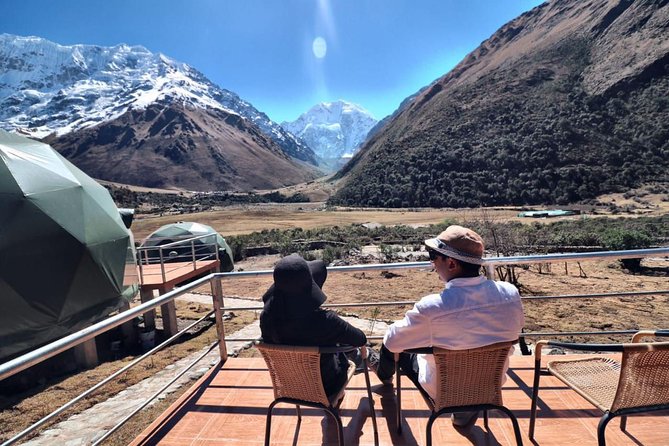 Salkantay Trek 4 Days to Machu Picchu by Glamping Sky Lodge Dome - Day four: the early approach to Machu Picchu