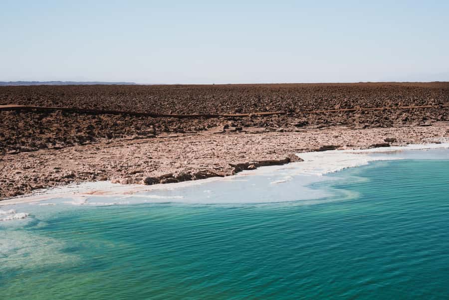 San Pedro Atacama: Baltinache Lagoons - The drive from San Pedro into salt country