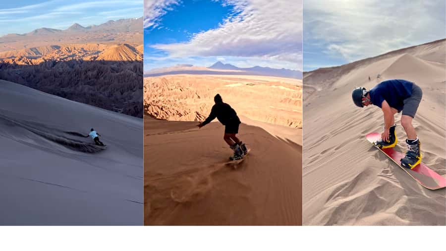 Sandboarding Tour in San Pedro de Atacama, Chile - Nacho, Dani, and Sofía make a difference