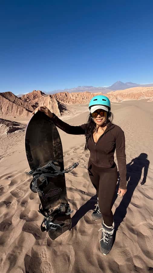 Sandboarding Tour in San Pedro de Atacama, Chile - The 20-minute 4x4 ride into the dunes