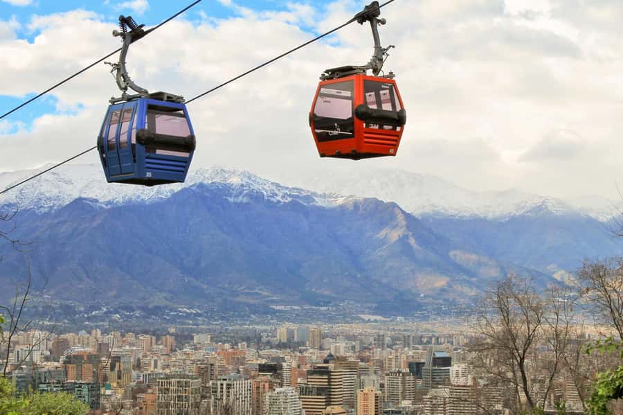 Santiago: 2-Day Hop-On Hop-Off Bus Ticket and Cable Car - Starting at Parque Arauco and moving through modern Santiago
