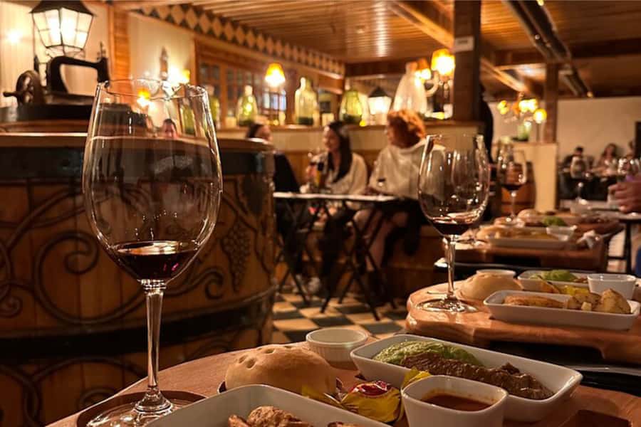 Santiago: Alyan Winery Sunset with Wine Tastings and Dinner - Sunset is the visual high point