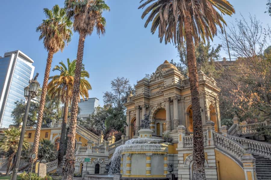 Santiago: Hop-on Hop-off Bus Day Ticket with Audio Guide - Plaza de la Aviación and the Mapocho River