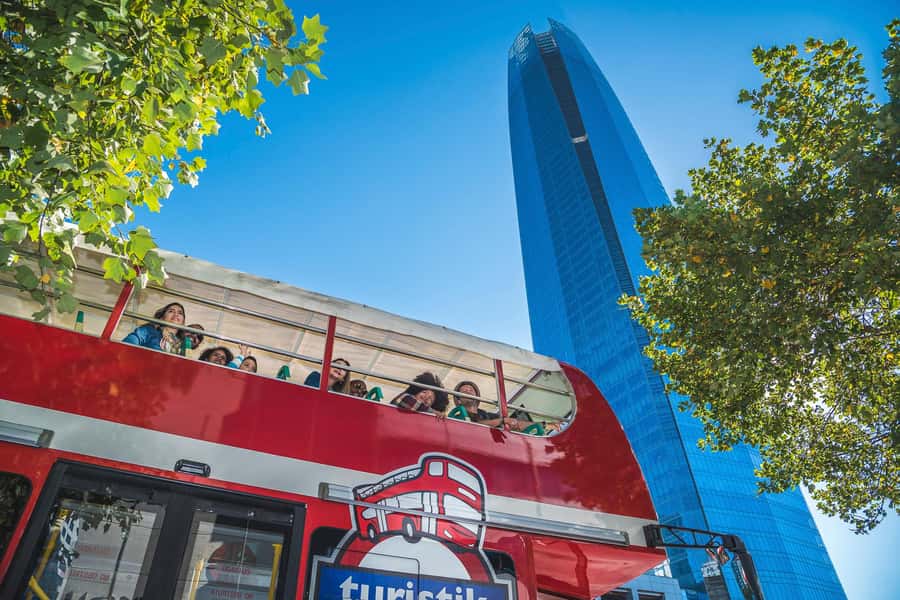 Santiago: Hop-on Hop-off Bus Day Ticket with Audio Guide - Costanera Center and the city’s modern face