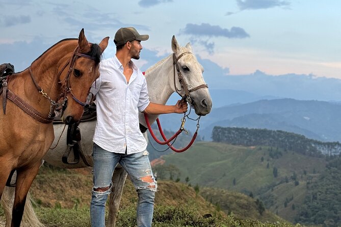 Scenic Horseback Riding in the Medellín Mountains - Riding through forest, streams, and small country roads