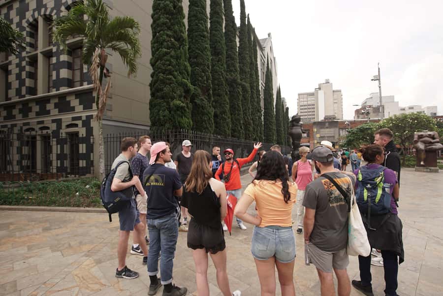 Shared Medellín Downtown Tour with Wireless Audio - The 1980s and 1990s without a single storyline