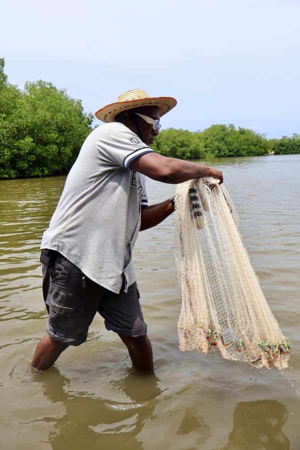 Typical lunch on beach, mangrove tour & fishing with natives - Lunch at 12:30 beside the sea
