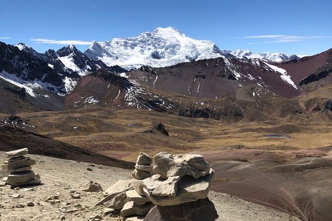 Vinicunca Rainbow Mountain Full-Day Tour from Cusco - The first view of the striped mountain